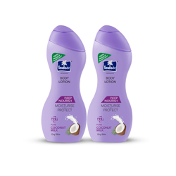 Parachute Set of 2 Deep Nourish Pure Coconut Milk Body Lotion