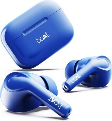 boAt Airdopes 161 with ASAP Charge, 40 Hours Playback & 13mm Drivers Bluetooth(Thunder Blue, True Wireless)
