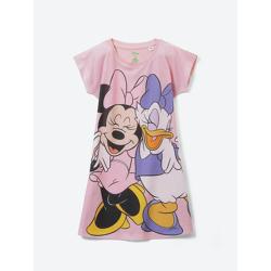 YK Disney Girls Minnie Mouse Printed Cotton A-Line Dress
