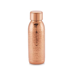Attro Ocean 250ml Copper Water Bottle Improve Your Immunity, Brain, Nervous System & Healthy Skin Natural Ayurveda Benefits Authentic Copper Bottle - Hammer