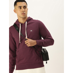 Kook N Keech Men Solid Hooded Sweatshirt
