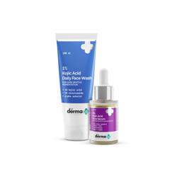 The Derma co. Anti-Pigmentation Combo with Kojic Acid - Face Wash 100 ml & Serum 30 ml
