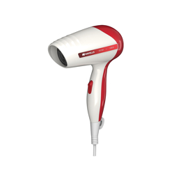 Havells HD1901 Travel Friendly 1200W Hair Dryer - White & Red