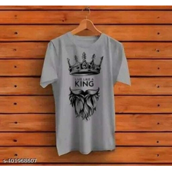 VYOM ENTERPRISES Self Design Men Round Neck White T-Shirt