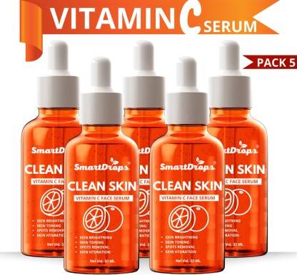 smartdrops Professional Vitamin C Face Serum - Skin Brightening, Anti-Aging Face Serum(150 ml)