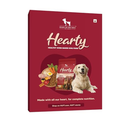 HUFT Hearty Oven-Baked Chicken & Duck with Brown Rice Adult Dog Dry Food - All Breed - 70 gm