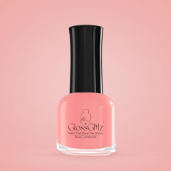 GlossGlitz Premium Nail Lacquer Candy Pink10ml Chip-Resistant Glossy High-Shine Nail Polish for Women