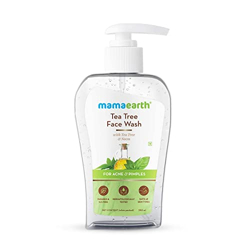 Mamaearth Tea Tree Oil Control Face Wash | Controls Acne & Pimples | Removes Excess Oil | For Oily and Sensitive Skin | For Men & Women | 250 ml