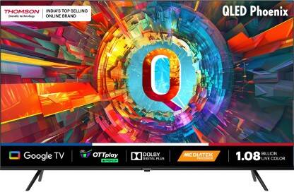 Thomson Phoenix 108 cm (43 inch) QLED Ultra HD (4K) Smart Google TV Dolby Vision & Atmos(Q43H1110)