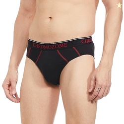 Chromozome Cotton Men Brief CZ 309 S Black, Small