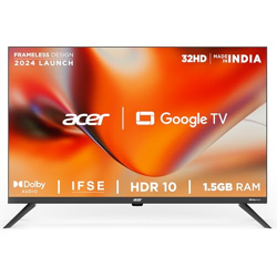 Acer 80 cm (32 inches) J Series HD Ready Smart Google TV (Black)