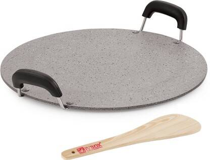 iVBOX  Lalji-Marble SARAL 4mm Thickness Heavy Dosa Pathri Tawa 30 cm diameter(Aluminium, Non-stick)