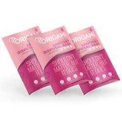 ORIGAMI LEAKPROOF SANITARY DISPOSAL BAGS PACK OF 3 (15 BAGS PER PACK, 