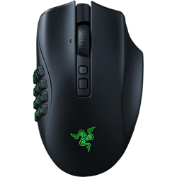 Razer Naga V2 Pro Wireless Gaming Mouse: Interchangeable Side Plate w/2, 6, 12 Button Configurations- Focus+ 20K DPI Optical Sensor- Fastest Gaming Mouse Switch- Chroma RGB Lighting-RZ01-04400100-R3A1