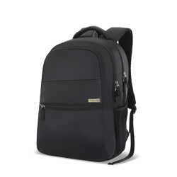 Lavie Sport 47cm Osprey 28 Litres Laptop Backpack For Men & Women | Business Laptop Bag | Upto 15.6  Notebook/Macbook Compatible (Black)