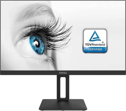 MSI Pro 68.58 cm (27 inch) Full HD IPS Panel with 2 Speakers, Height Adjustable Monitor (Pro MP271P)(Response Time: 5 ms, 60 Hz Refresh Rate)