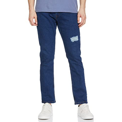 Amazon Brand - INKAST Men's Slim Jeans (IK-S22-DN-ST-05_Indg MS 2-Retro_34)