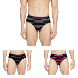 Chromozome Men Brief CZ 306 (Pack of 3) M Multi 3
