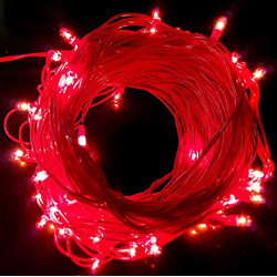 Lexton Decorative 3 Meter Rice Light (Red, Pack of 4)