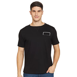 Amazon Brand - INKAST Men's Regular T-Shirt (INK-SS22-TSH-11_Jet Black,Old M)