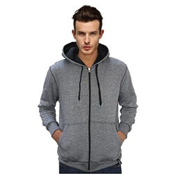 AWG ALL WEATHER GEAR Men's Stylish Warm Regular Fit Sweatshirt With Hood, Cotton Hoodie For Men, Winter Wear, Fashionable Cold Weather Apparel For Outdoor Activities And Casual Wear Charcoal Grey
