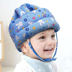 BabyPro Baby Head Safety Helmet for Crawling Walking Baby Head Protector - Head Protection for Safety 6 Months - 2 Years Soft Cushion Safety Headguard, Toddler Inflatable Helmets Multi Printed