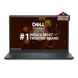 Dell 15 Thin & Light Laptop, AMD R5-7520U Processor, 8GB LP DDR5 + 512GB SSD, 15.6" (39.62cm) FHD 120Hz 250 nits Display, Windows 11 + MSO'21, 15 Months McAfee, Carbon Black, 1.65kg