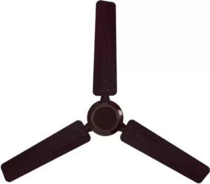 LUMINOUS Josh Eco Star-rated BEE Certified Energy Efficient 52-Watt High Speed 1 Star 1200 mm 3 Blade Ceiling Fan(Brown | Pack of 1)