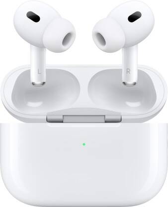 Apple AirPods Pro (2nd generation) with MagSafe Case (USB-C) Bluetooth(White, True Wireless)