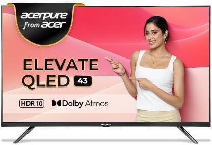 acerpure 108 cm (43 inch) QLED Ultra HD (4K) Smart Google TV(AP43UG51QEVTD)