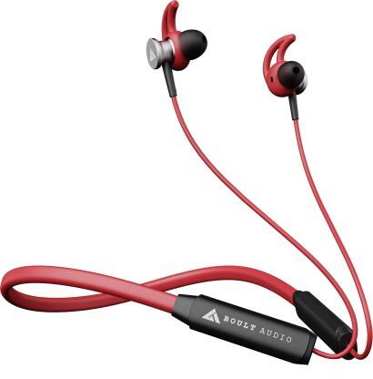 Boult ProBass EQCharge with ZEN Mode ENC, 32hrs Playtime, Ultra-Fast Charging Bluetooth(Red, In the Ear)