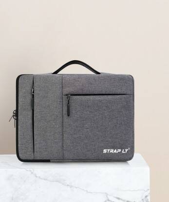 Straplt 15-16 Inch Laptop Sleeve Bag Case Briefcase for Notebook Computer Ultrabook MacBook Air/Pro Waterproof Protective Tables Case Laptop Sleeve Case Portable Handle Laptop Bag,Dark Gray Waterproof Laptop Sleeve/Cover(Grey, 16 inch)