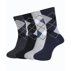 Dollar Socks For Men Crew Length (Pack of 4)