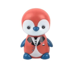 Adora Penguin Friction Toy | Automatic Sliding Plastic Penguin Car Toy 360 Rotating Head | Mini Vehicle Toy for Kids | Press & Go Baby Car Toy | 10 cm (Penguin Friction Toy)