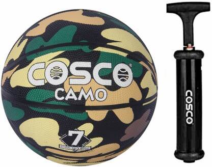 COSCO Camo basketball with Pump Basketball - Size: 7(Pack of 1)