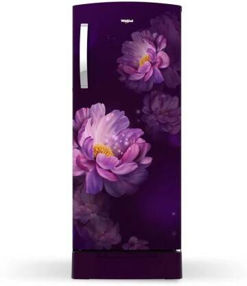 Whirlpool 192 L Direct Cool Single Door 3 Star Refrigerator with Base Drawer(Purple Peony, 215 IMPRO ROY 3S PUR PEO - 72887)