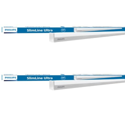 PHILIPS 20-watt LED Batten/Tubelight | Slimline Ultra Compact 4-ft LED Batten for Living Room & Bedroom | Natural White, Pack of 2