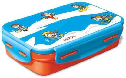 MILTON Steely Tiffin Mini (Inner Steel) 2 Containers Lunch Box(375 ml, Thermoware)