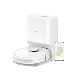 dreame D10 Plus Gen 2 Robot Vacuum Cleaner with Automatic Dust Emptying, Stores up to 90 Days of Dust, LiDAR Navigation, 6000 Pa Suction Power for Carpets and Pet Hair, 285-Minute Battery