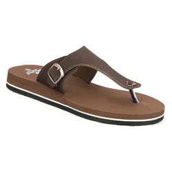 DR STTEP Men's Brown Soft Footbed Slipper 11 UK/IND