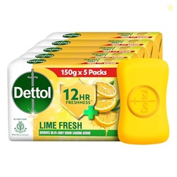 Dettol Lime Fresh (Lime Cool) Bathing Soap Bar with 12hr Freshness (75