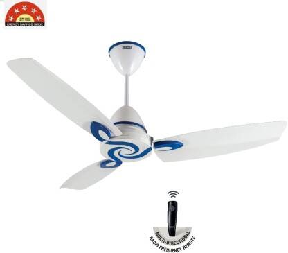 USHA Lambda 5Star1200 mm 5 Star 1200 mm 3 Blade Ceiling Fan(White | Pack of 1)