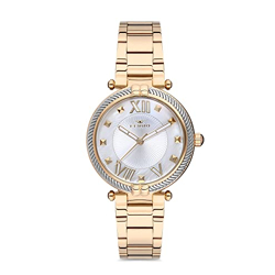 Ferro Spezia Analog White Dial Women's Watch-F21046A-1100-D