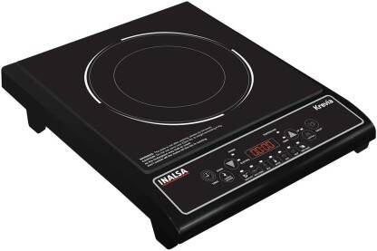 Inalsa 2000 W Induction Cooktop Push Button(Black, Krevia)