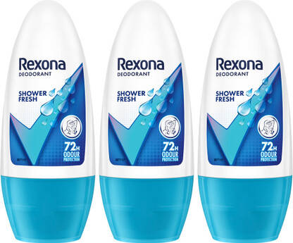 Rexona Shower Fresh Underarm Roll On Deodorant For Women (PO3) Deodorant Roll-on  -  For Women(150 ml, Pack of 3)