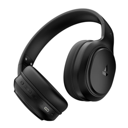boAt Rockerz 430 w/ 40mm Drivers, Beast Mode w/ 40ms Latency, 40hrs Playback, ENx Tech, Voice Assistant, BTv5.4, Adaptive Fit & Easy Access Controls, Bluetooth Over Ear Headphones(Black Sabre)