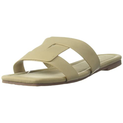 Van Heusen womens Flatform Sandal, Beige, 3 UK