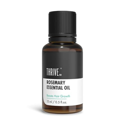 ThriveCo Rosemary Essential Oil For Hair Growth & Hair Fall Control | Reduces Hair Breakage & Improves Scalp Health | 100% Pure, Certified Organic & Natural | With Vitamin E | For Men & Women | 15ml