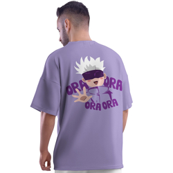 Crazymonk Unisex Anime Printed Oversized T-shirt