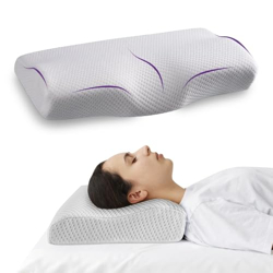 Wakefit Memory Foam Pillow | 1 Year Warranty | Cervical Pillow for Neck Pain, Pillow for Neck Pain, Orthopedic Pillow with Extra Curve Neck Support (51L x 31W x 10Hcm, Regular)
